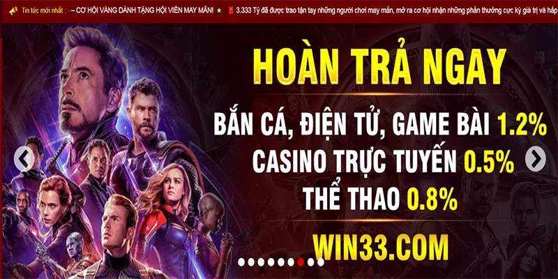 Tổng quan về nhà cái 33win